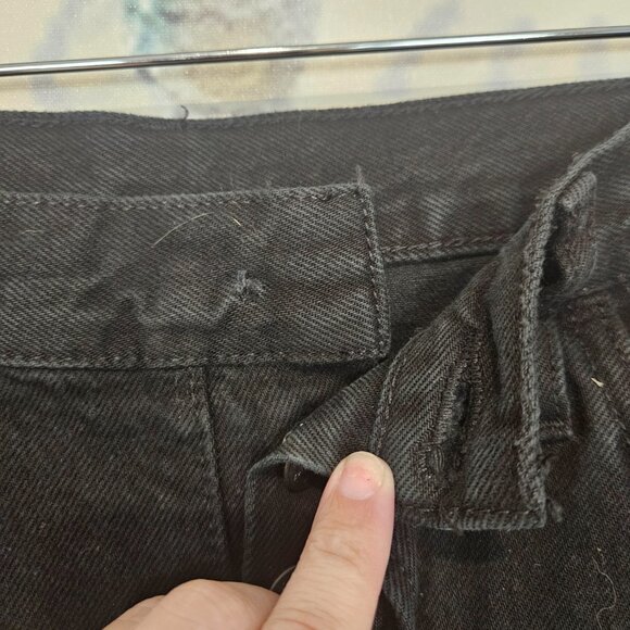 Re/Done Sample Black Jeans size 27 Straight Leg *FLAW* - Picture 3 of 11